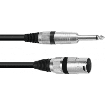 Omnitronic Cable Adaptador XLR (M) /Jack Mono (5m) Negro Cable Adaptador XLR (M) /Jack Mono (5m) Negro