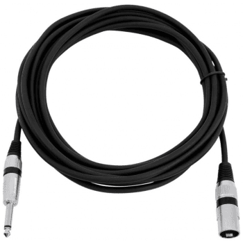 Omnitronic Cable Adaptador XLR (M) /Jack Mono (5m) Negro Cable Adaptador XLR (M) /Jack Mono (5m) Negro