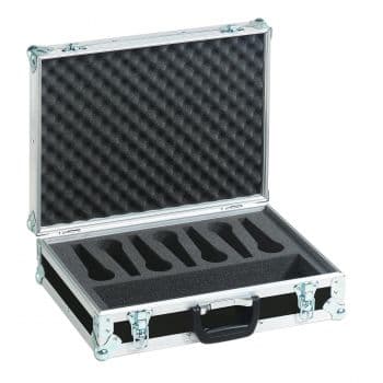 Roadinger Microphone Case Road 7 Maleta para 7 Micrófonos