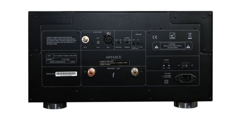 Advance Paris X-A1200 Etapa Mono 450watios Alta Gama X-A1200