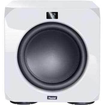 Magnat omega cs12 white subwoofer activo de 12 pulgadas, 525w