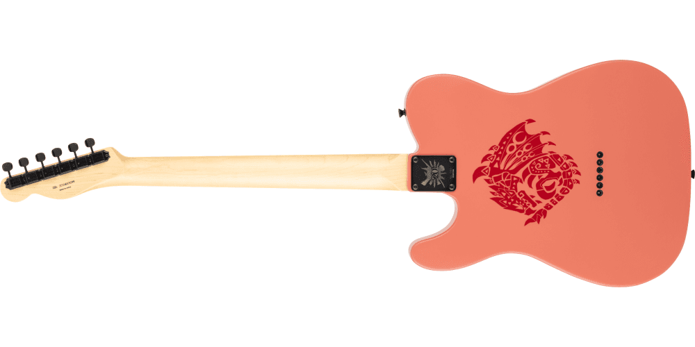 Fender LTD Monster Hunter Rathalos Telecaster RF Rathalos Red Guitarra Eléctrica Monster Hunter Rathalos Telecaster RF Rathalos Red