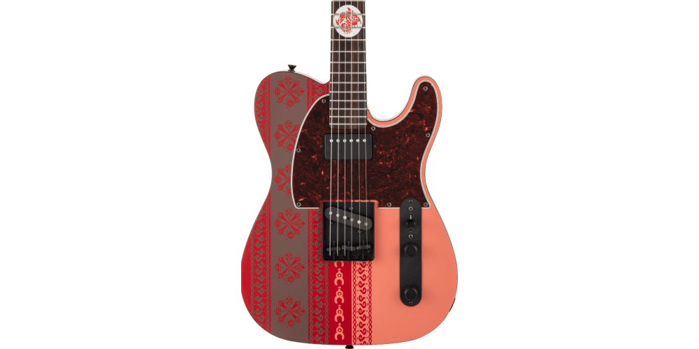 Fender LTD Monster Hunter Rathalos Telecaster RF Rathalos Red Guitarra Eléctrica Monster Hunter Rathalos Telecaster RF Rathalos Red
