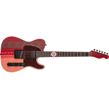 Fender LTD Monster Hunter Rathalos Telecaster RF Rathalos Red Guitarra Eléctrica Monster Hunter Rathalos Telecaster RF Rathalos Red