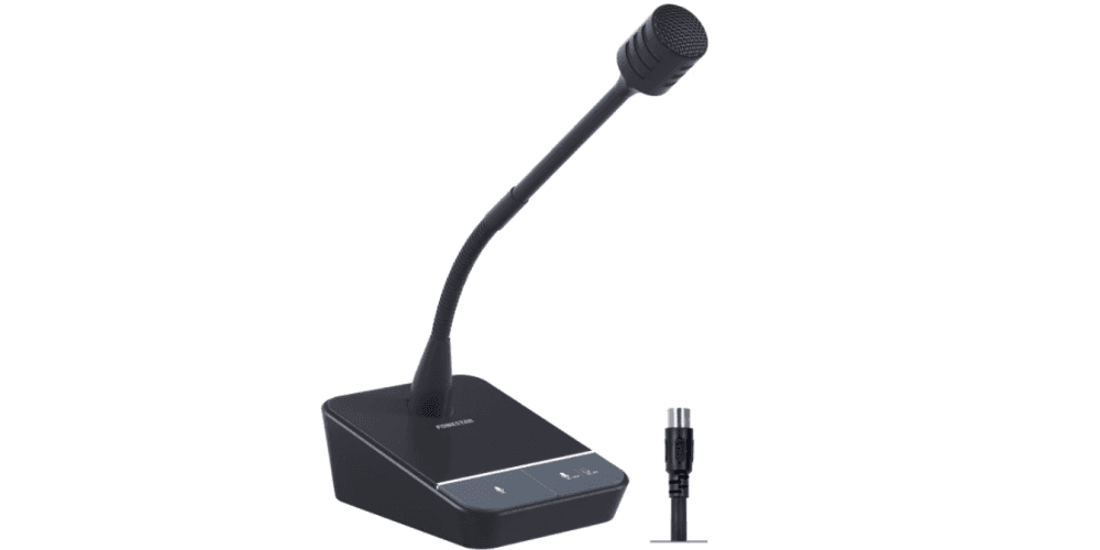 Fonestar MICSET-D32XLR Micrófono Dinámico Unidireccional de Sobremesa MICSET-D32XLR