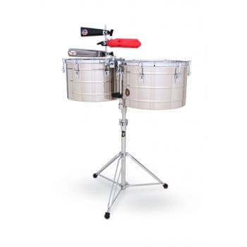Lp timbales tito puente thunder timbs acero inoxidable, lp258-s