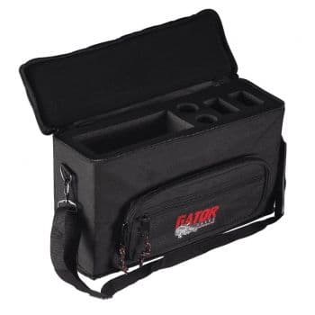 Gator gm-2w bolsa para 2 sistemas microfono inalambrico