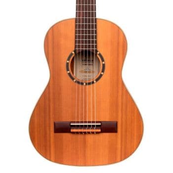 Ortega r122-1/2-l. guitarra clásica para zurdos + funda