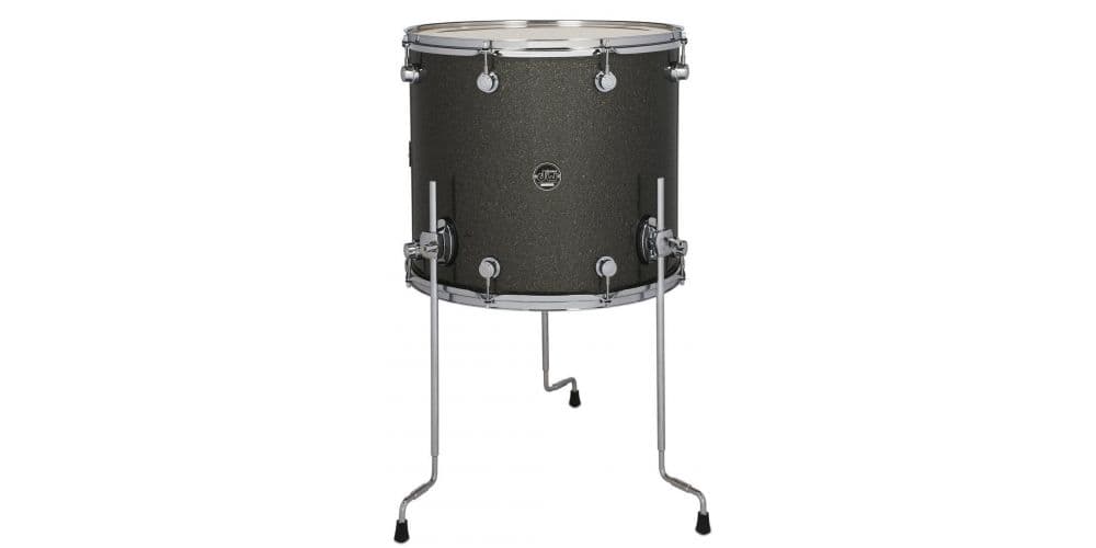Drum Workshop Tom Base Performance Pewter Sparkle 18 x 16" Tom Pewter Sparkle 18 x 16"