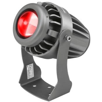 Eurolite led ip pst-10w pinspot rojo