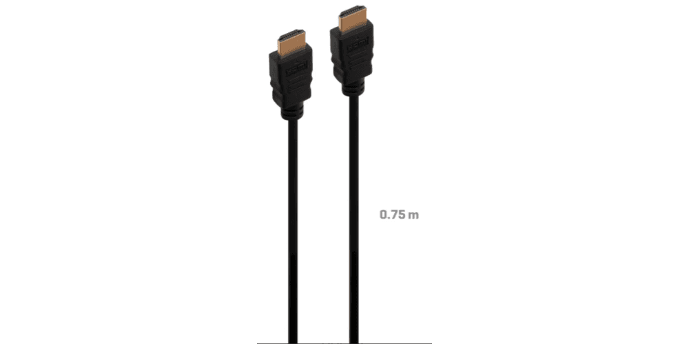 Fonestar 7904K-0-75 Cable HDMI 2.0. UHD 4K 60Hz. 18 Gbps. Cu. 30 AWG. 0,75 m. 7904K-0-75