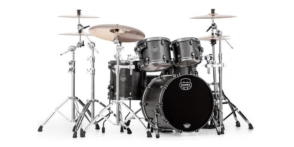 Mapex SV529XBKFB Saturn Flat Black Burst Batería Acústica SV529XBKFB