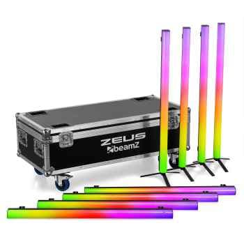 Beamz Zeus Tube Kit 8pcs set in Flightcase Zeus Tube 8pcs set in Flightcase