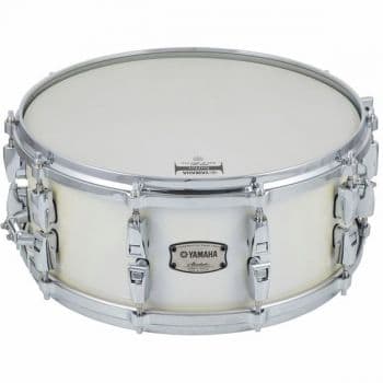 Yamaha absolute maple hybrid polar white caja 14x6 ams1460