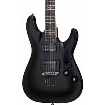 Schecter sgr c-1 midnight satin black. guitarra eléctrica