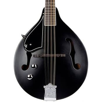 Ortega rmae40sbk-l. mandolina para zurdos negra + funda