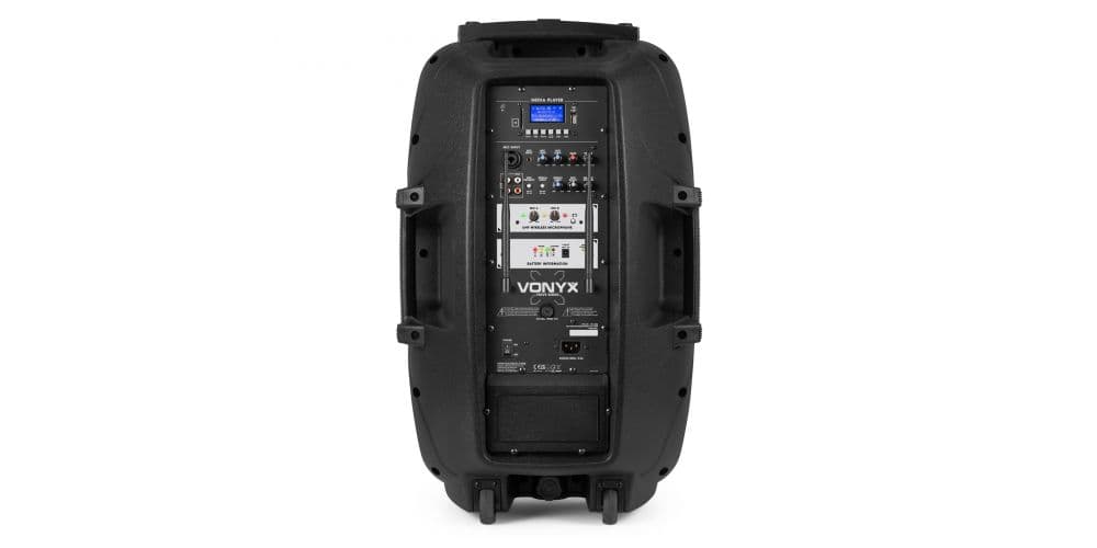 VONYX Verve46 Sistema de sonido PA 15 pulgadas Bluetooth Verve46 Port.System 15" UHF 1000W