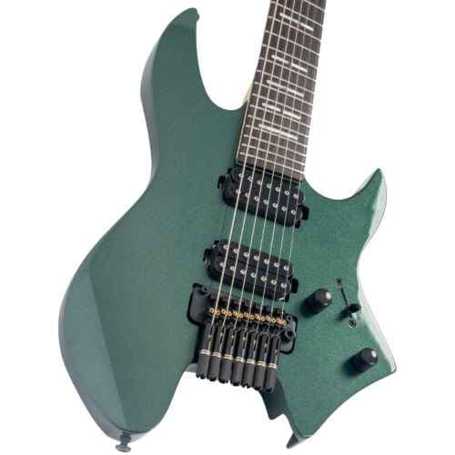 Larry Carlton X6 Headless 7 MGR Metallic Green Guitarra eléctrica X6 HEADLESS 7 MGR METALLIC GREEN