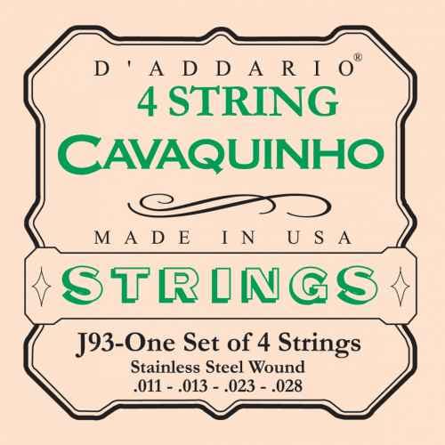 D´addario J93 cuerdas para Cavaquinho J93 Cavaquinho