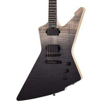 Schecter e-1 sls elite black fade burst. guitarra eléctrica