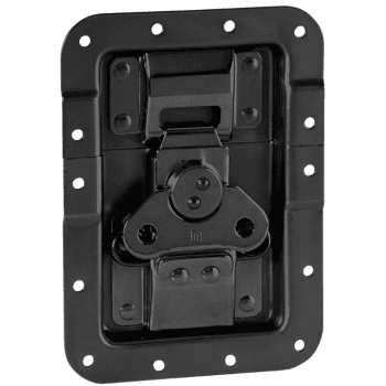 Adam hall 172511 blk - mariposa v3 grande en plato acodado, negro