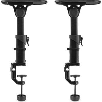 VONYX SMS32 Soportes Monitores Estudio con Abrazaderas SMS32 Mon.StandSet Tilt Clamp 28cm