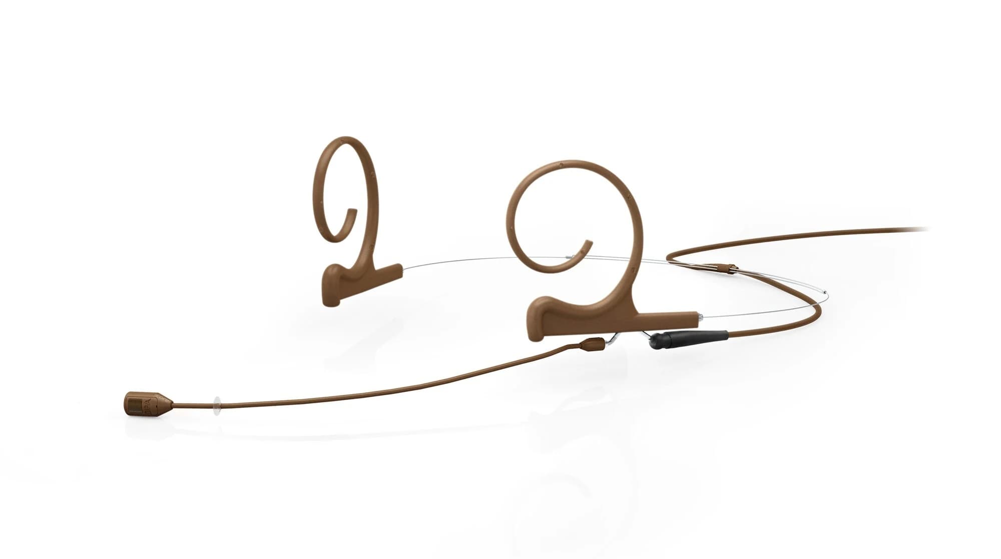 DPA Micro CORE+ Omni. Boom 90mm, flex 2 orejas. TA4F. Marrón. 4288-DP-F-C10-MH