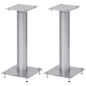 Norstone stylum 1 silver soporte altavoces pareja altura 48,5 cm