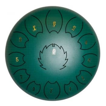 Fzone steel tongue drum f-zone std618n verde oscuro (6 8 notas)
