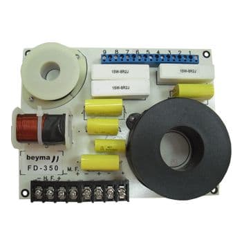 Beyma fd-350 filtro de altavoz 3 vías. frecuencia cruce 2-7 khz