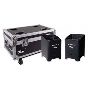 SDJ BATI4DLHKIT. Set 8 Focos BATI4DLH + Flightcase BATI4DLHKIT