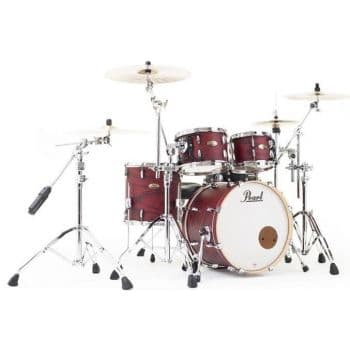 Pearl set sts session studio 22x16b(bx)/10x7tt/12x8tt/16x16ft scarlet ash