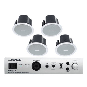 Bose audiopack pro c4 solución completa musica ambiente para negocios