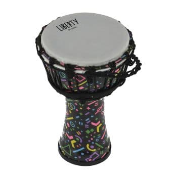 GEWA Liberty Series Rope Tuned 8" Crazy Neon Djembé 8" Crazy Neon