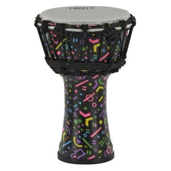 GEWA Liberty Series Rope Tuned 8" Crazy Neon Djembé 8" Crazy Neon