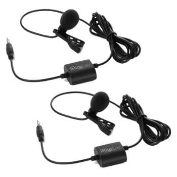 Ik multimedia irig mic lav 2 pack