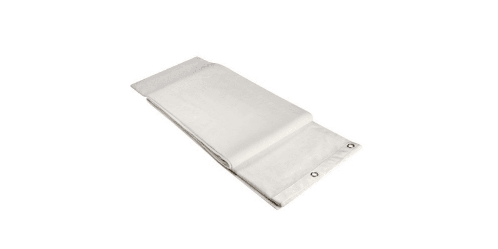 Adam Hall Accesorios 0160 X 33 WH - Tela Acústica B1 con Ojales Niquelados y Dobladillo 3x3, Crema 0160 X 33 WH