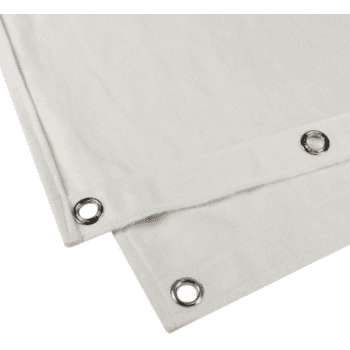 Adam Hall Accesorios 0160 X 33 WH - Tela Acústica B1 con Ojales Niquelados y Dobladillo 3x3, Crema 0160 X 33 WH