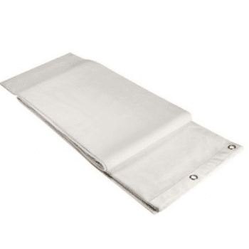 Adam Hall Accesorios 0160 X 33 WH - Tela Acústica B1 con Ojales Niquelados y Dobladillo 3x3, Crema 0160 X 33 WH