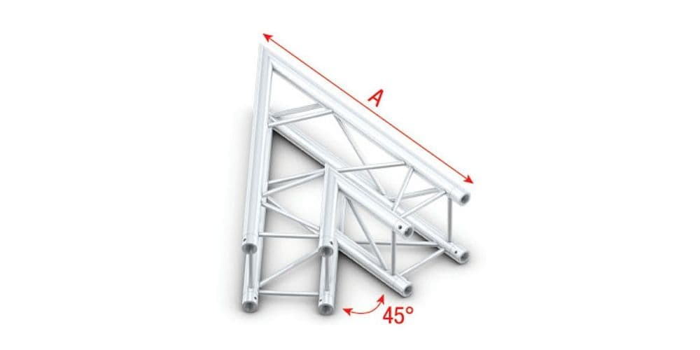 Showtec GQ30001HD Corner 45 Heavy Duty Pro-30 Square G Truss GQ30001HD