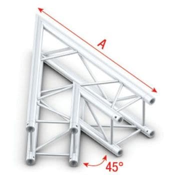 Showtec GQ30001HD Corner 45 Heavy Duty Pro-30 Square G Truss GQ30001HD