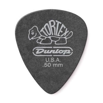 Dunlop tortex pitck black standard de 0,50 mm pack 12 un.
