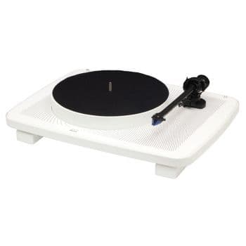 Music hall ikura white giradiscos traccion correa capsula ortofon 2m blue