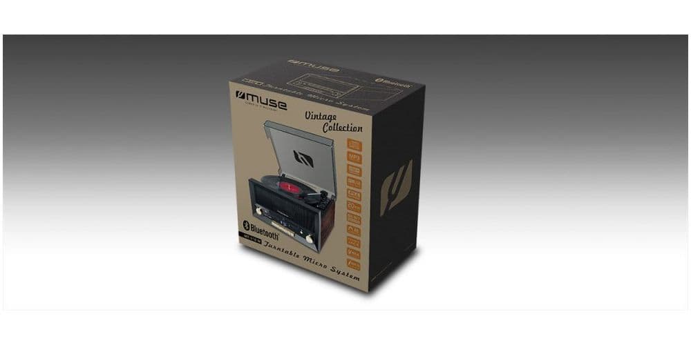 Muse MT-112W Tocadiscos CD Bluetooth Encoding USB MT-112W