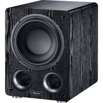 Magnat alpha rs8 black subwoofer activo de 8 pulgadas, 80watios