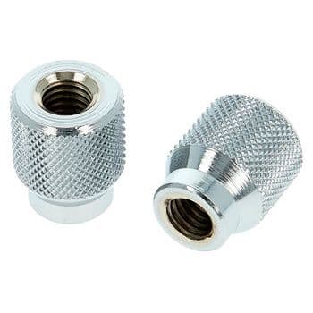 Pearl m-8rn-2 tuerca moleteada redonda