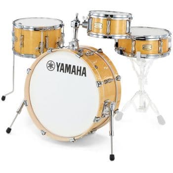 Yamaha stage custom hip set de cascos para batería natural wood