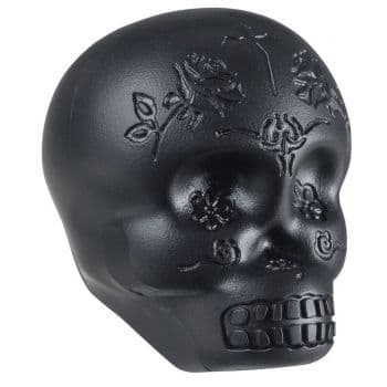 Latin percussion shaker sugar skull, negro