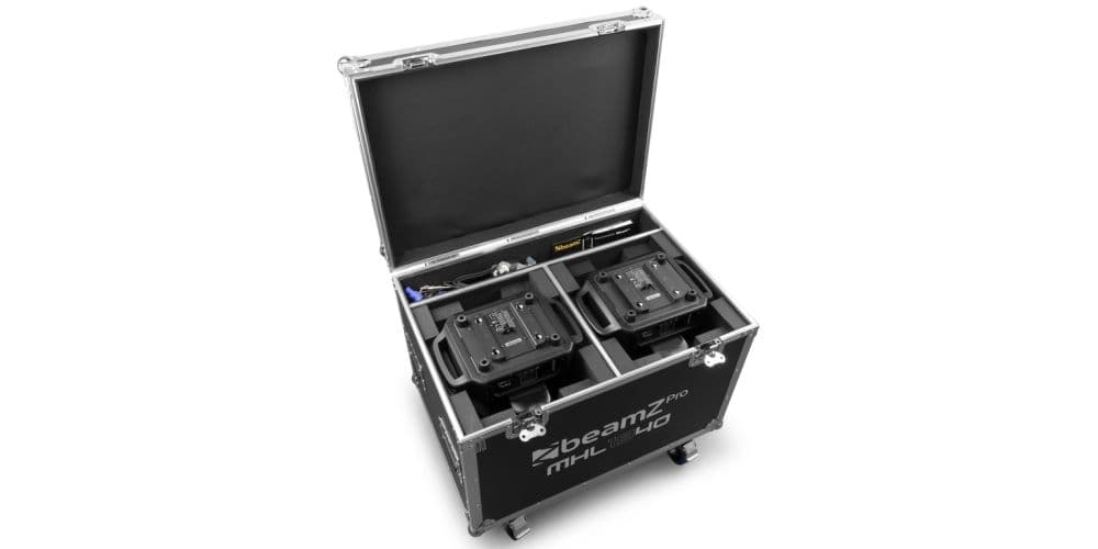 Beamz FC1940 Flightcase Para MHL1940 FC1940 Flightcase for 2pcs MHL1940