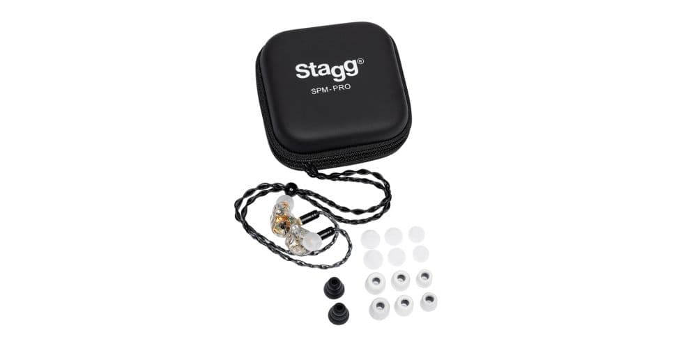 Stagg SPM-PRO TR Auriculares In Ear profesional para escenario transparentes SPM-PRO TR